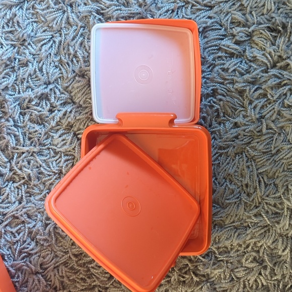 Vintage Tupperware 🟧🟠 picnic set 🧡🔶🔸 - Picture 4 of 7